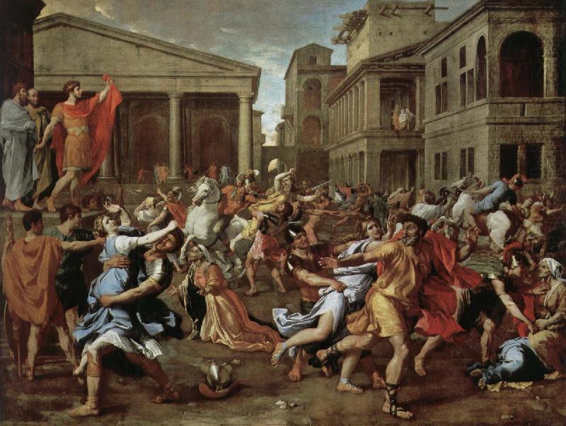 Nicolas Poussin Robbery sabine women china oil painting image